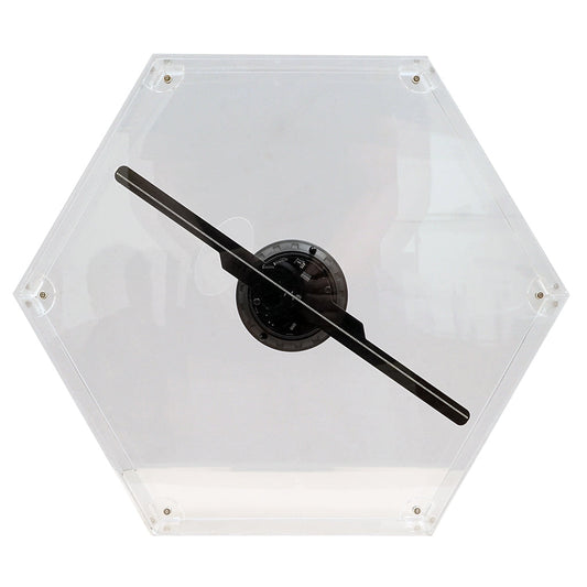 CRONY 32cm Fan Screen With 6-sided Protection Cover 3D Holographic LED Fan