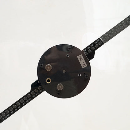 CRONY 32cm Fan Screen With 6-sided Protection Cover 3D Holographic LED Fan