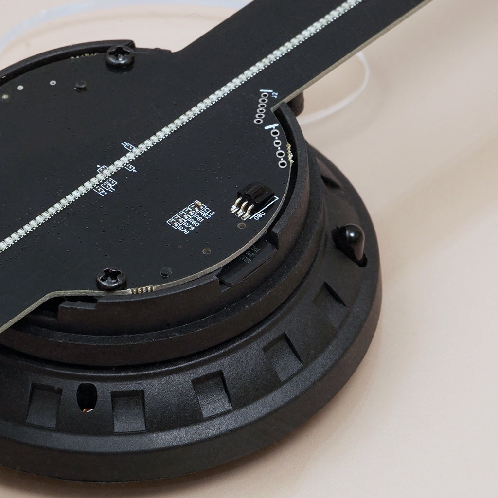 CRONY 32cm Fan Screen With 6-sided Protection Cover 3D Holographic LED Fan