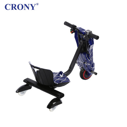 CRONY JL009-8-02 6.5 inch V-type drift Car  Drift Scooter Small for kids eBike, Top Speed 20kmh, 10km Range, 180W