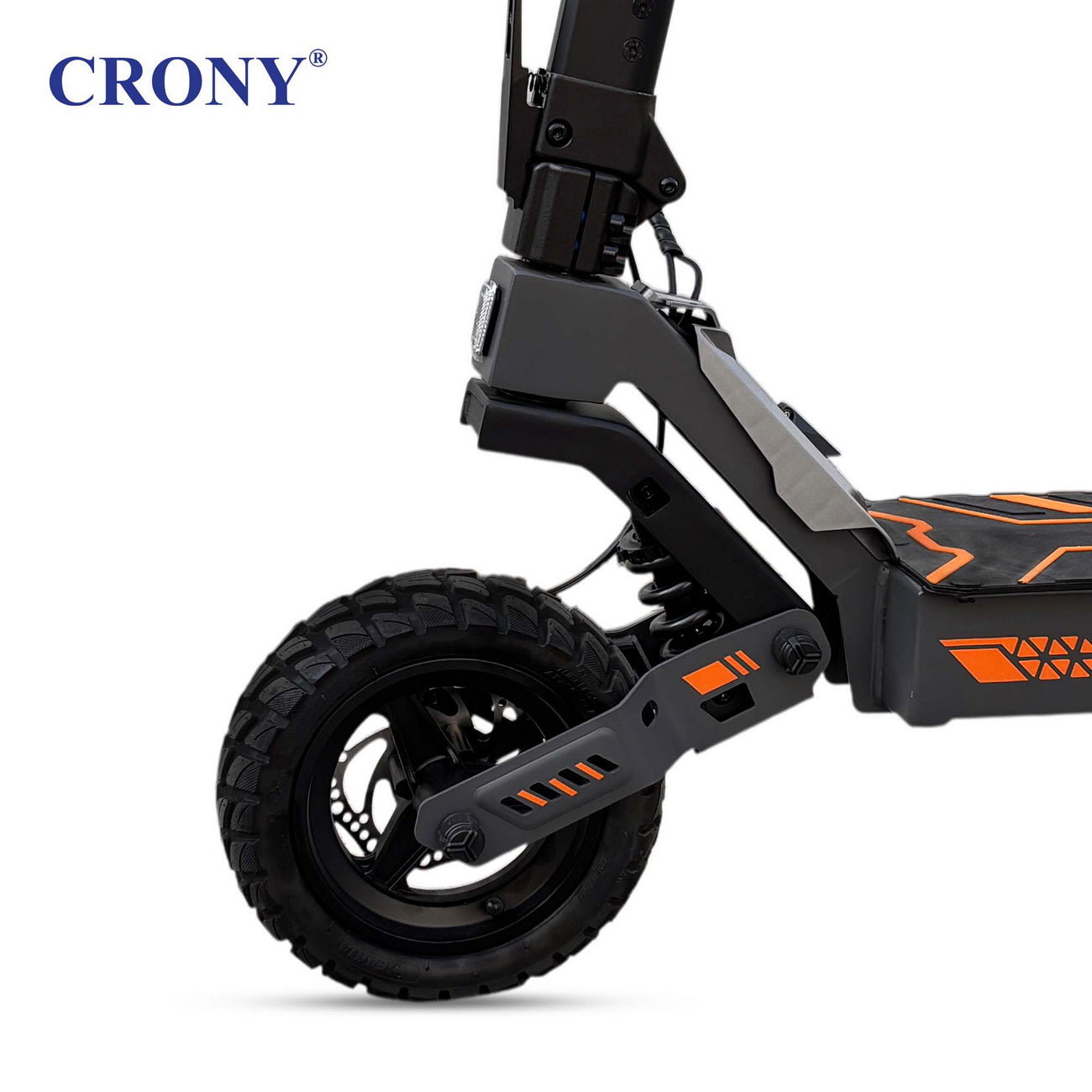 CRONY F1 تعليق مزدوج مع سكوتر كهربائي APP eBike، السرعة القصوى 45كم/ساعة، مدى 55كم، 1500واط