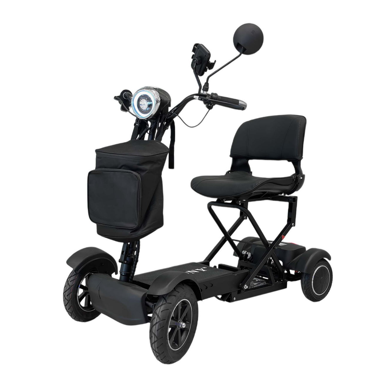 CRONY YB-M-04 سيارة قابلة للطي بأربع عجلات eBike، السرعة القصوى 18كم/ساعة، مدى 30كم، 450واط X2