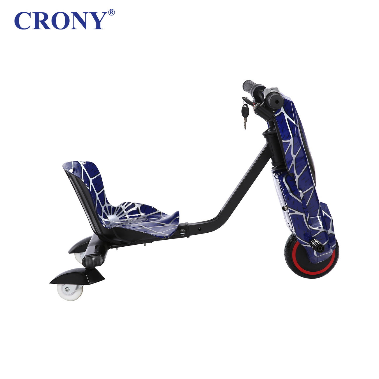 CRONY JL009-8-02 6.5 inch V-type drift Car  Drift Scooter Small for kids eBike, Top Speed 20kmh, 10km Range, 180W