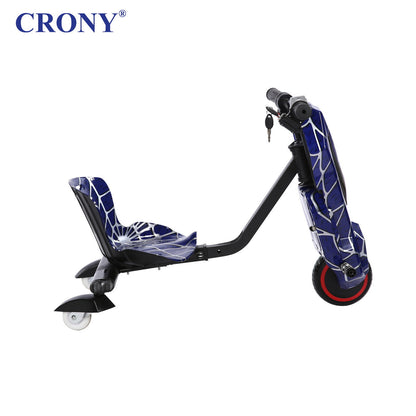 CRONY JL009-8-02 6.5 inch V-type drift Car  Drift Scooter Small for kids eBike, Top Speed 20kmh, 10km Range, 180W
