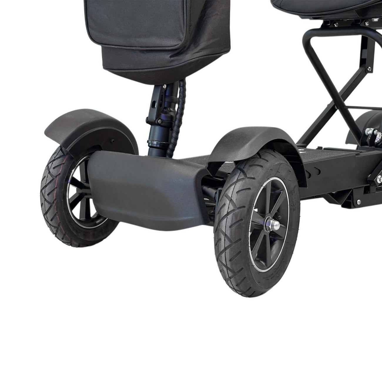 CRONY YB-M-04 سيارة قابلة للطي بأربع عجلات eBike، السرعة القصوى 18كم/ساعة، مدى 30كم، 450واط X2