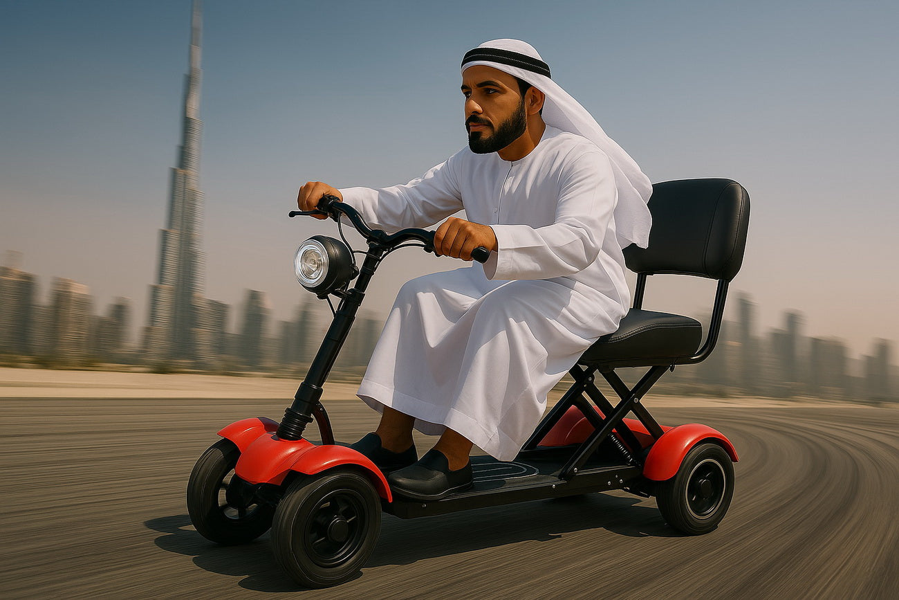CRONY YB-M-04 سيارة قابلة للطي بأربع عجلات eBike، السرعة القصوى 18كم/ساعة، مدى 30كم، 450واط X2