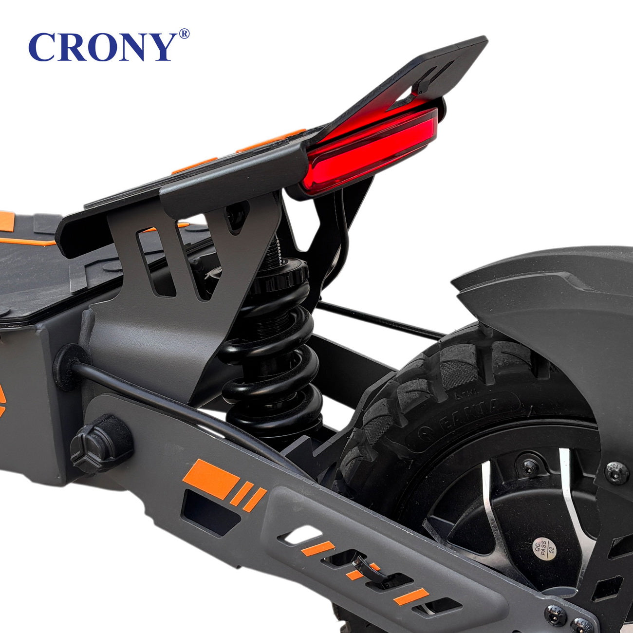 CRONY F1 تعليق مزدوج مع سكوتر كهربائي APP eBike، السرعة القصوى 45كم/ساعة، مدى 55كم، 1500واط