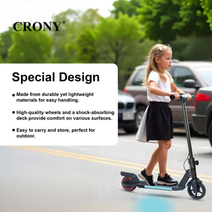 CRONY S31 Kids Electric Scooter With LED colored lights