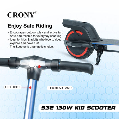 CRONY S31 Kids Electric Scooter With LED colored lights
