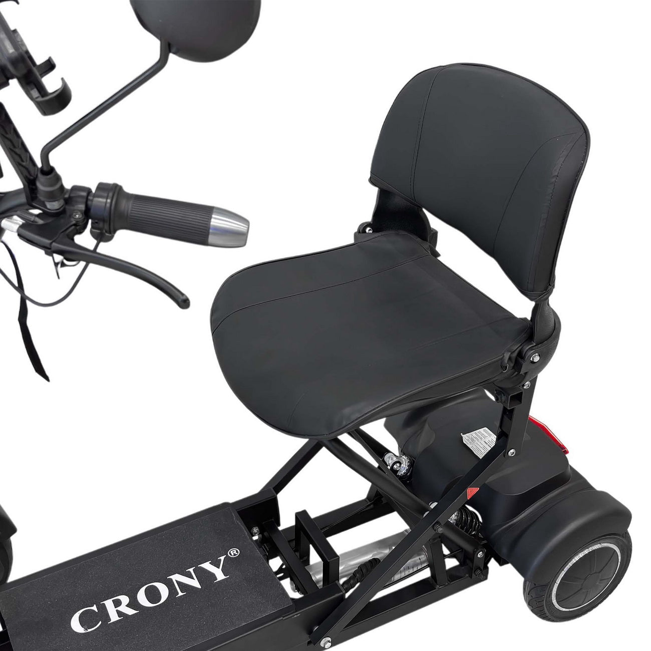 CRONY YB-M-04 سيارة قابلة للطي بأربع عجلات eBike، السرعة القصوى 18كم/ساعة، مدى 30كم، 450واط X2