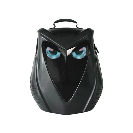 CRONY Owl LED Display Backpack Owl LED Eyes Motor Backpack, Backpack, Phone Control Screen Bag, Scooter Bag Bring