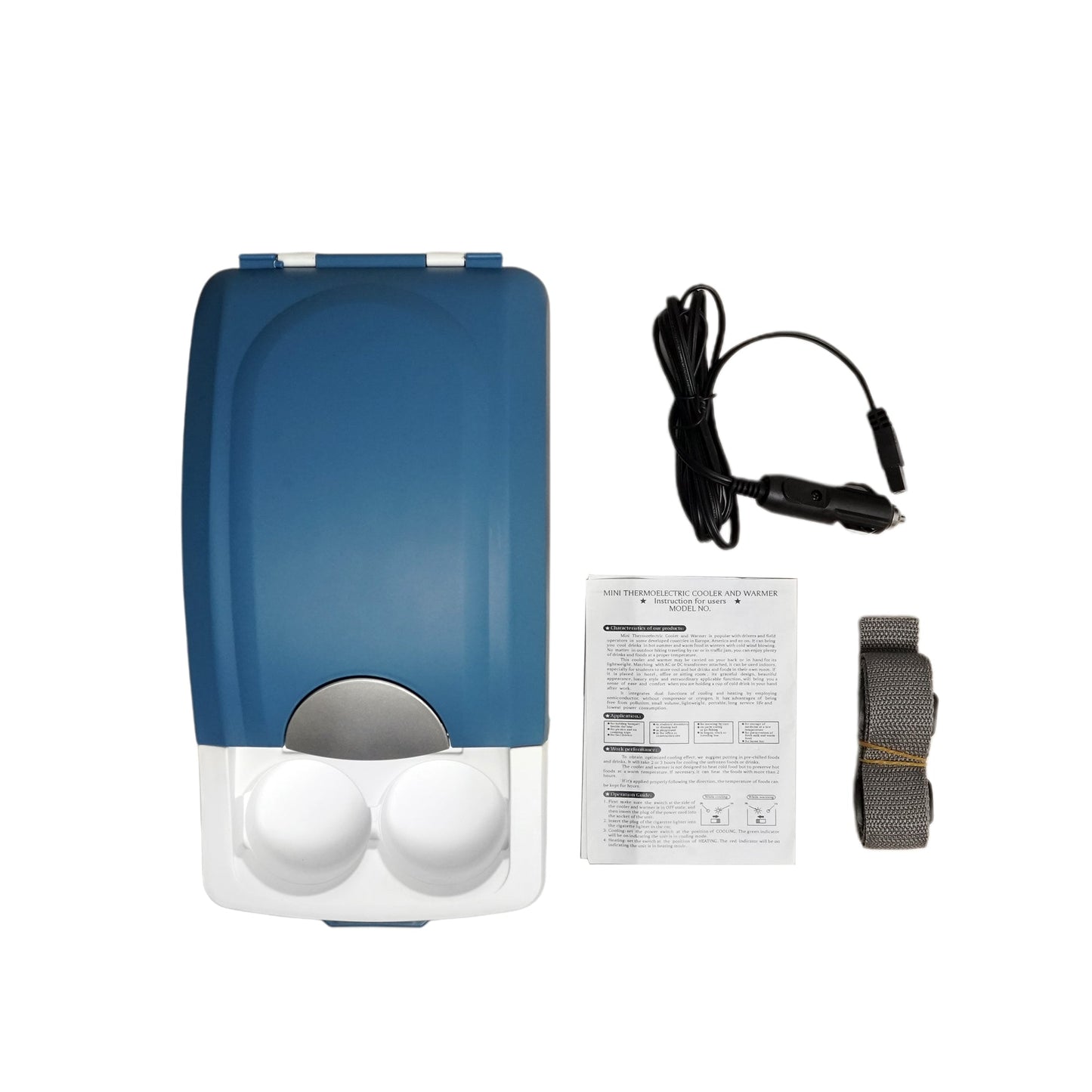 CRONY Car Icebox 8L Low Noise Compact Refrigerators Mini Fridge Portable Cooler Car Refrigerator