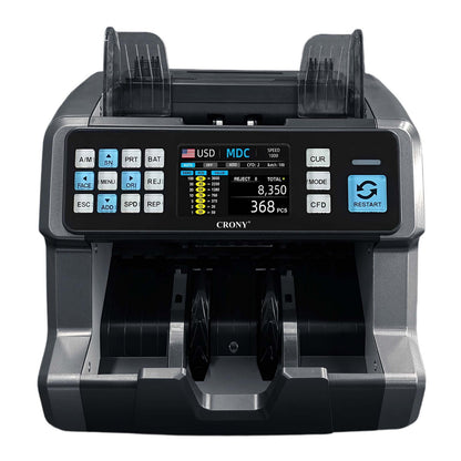 CRONY AL-9201 Money Counter Bill Counter with UV MG IR CIS Detection 1200pcs/min