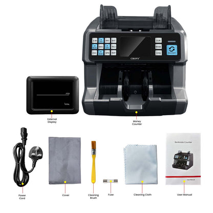 CRONY AL-9201 Money Counter Bill Counter with UV MG IR CIS Detection 1200pcs/min