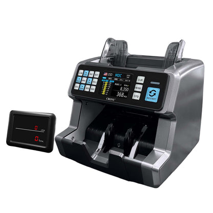 CRONY AL-9201 Money Counter Bill Counter with UV MG IR CIS Detection 1200pcs/min
