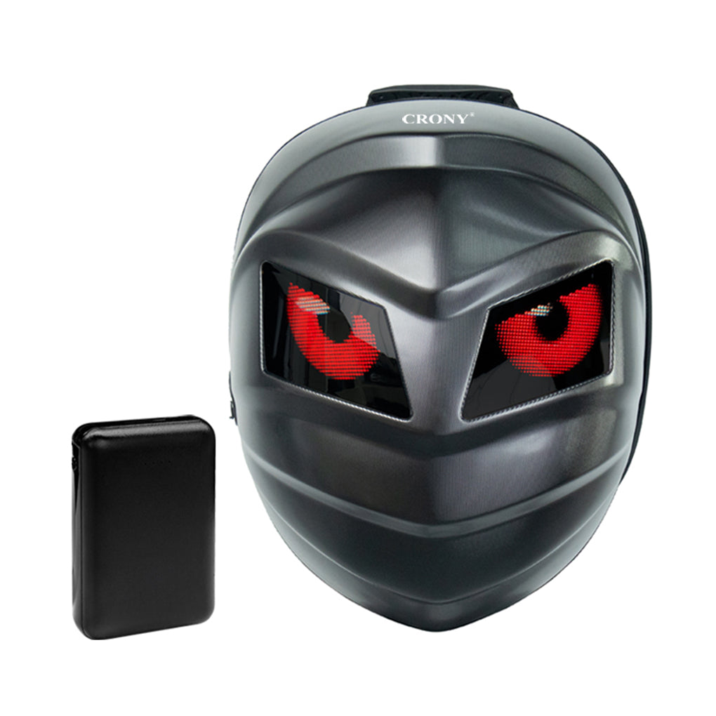 حقيبة ظهر كروني آيرون مان مع شاشة LED لنقل المياه - ترقية حقيبة ظهر آيرون مان مع شاشة LED - حقيبة دراجة نارية فارس - حقيبة سفر رائعة - حقيبة سكوتر - 2