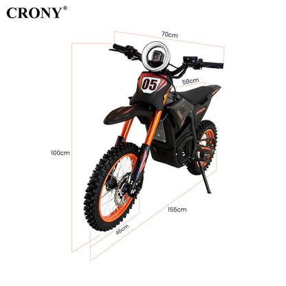 CRONY-01 2500W 48V 24A High configuration E-Dirt Bike Off Road E Bike Scooter