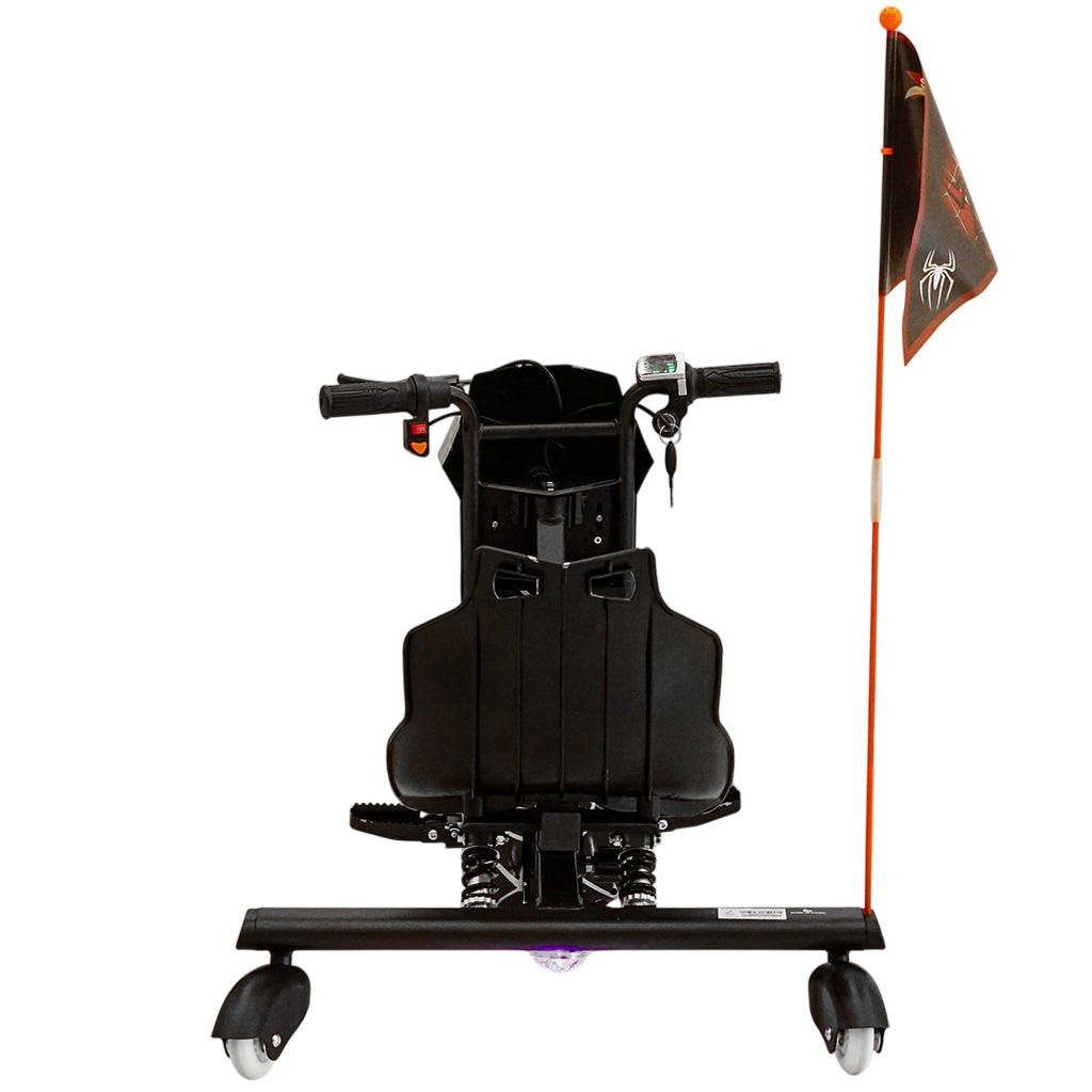 سيارة انزلاق جاهزة للقيادة من نوع V CRONY D02 بحجم 8 بوصات بسرعة 18 كم/س مع أضواء LED ومكبر صوت بلوتوث