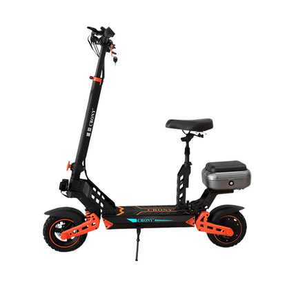 CRONY D2 Pro Electric Scooter Dual Suspension Aluminum Frame LCD Display Bluetooth APP Folding Adult E Scooter