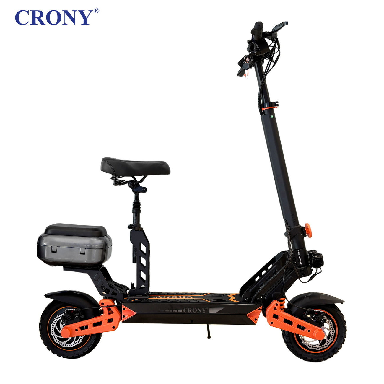 CRONY D2 Pro Electric Scooter Dual Suspension Aluminum Frame LCD Display Bluetooth APP Folding Adult E Scooter