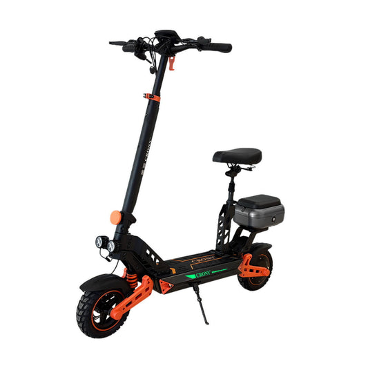 CRONY D2 Pro Electric Scooter Dual Suspension Aluminum Frame LCD Display Bluetooth APP Folding Adult E Scooter