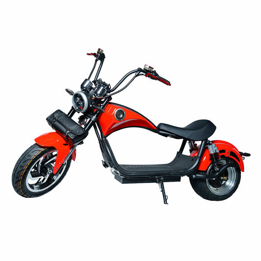 CRONY NEW X1 Harley Electrocar car With BT Speaker Electrocar car Scooter Red