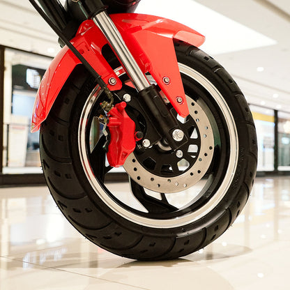 CRONY NEW X1 Harley Electrocar car With BT Speaker Electrocar car Scooter Red
