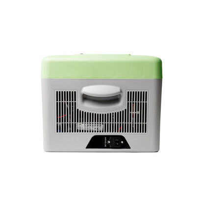 CRONY Car Refrigerator 15L C15 12v Thermoelectric car Cooler Camping Fridge Freezer-GREEN