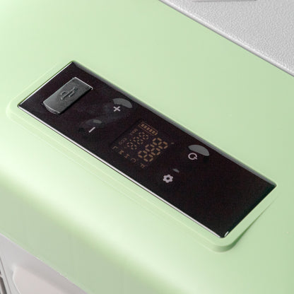 CRONY Car Refrigerator 15L C15 12v Thermoelectric car Cooler Camping Fridge Freezer-GREEN