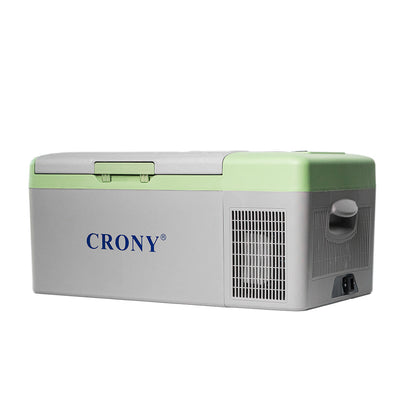 CRONY Car Refrigerator 15L C15 12v Thermoelectric car Cooler Camping Fridge Freezer-GREEN