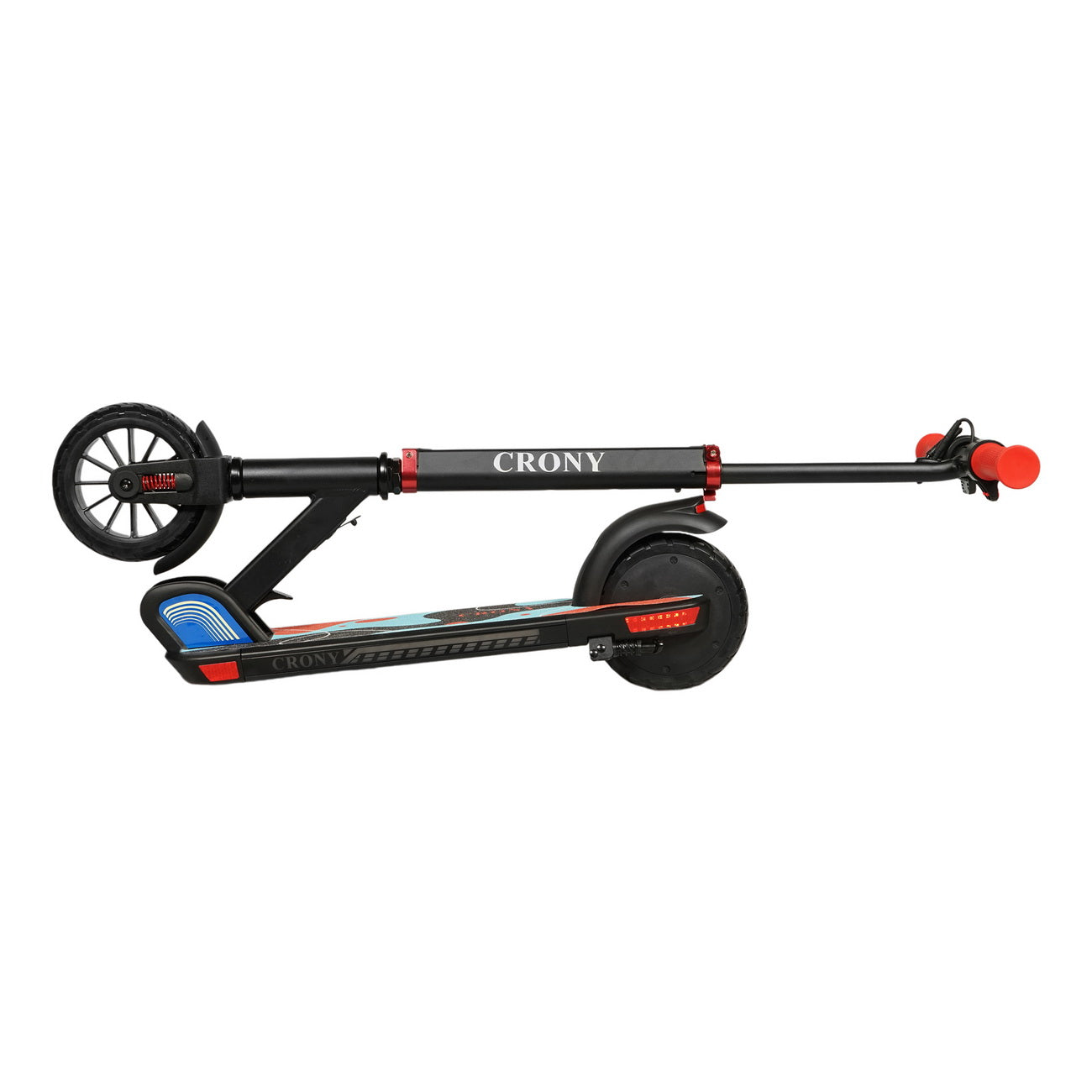 سكوتر كهربائي للأطفال CRONY S2 مع نظام تعليق 150 واط سرعة 8-19 كم/ساعة مدى 6-12 كم شاشة LED قابلة للطي