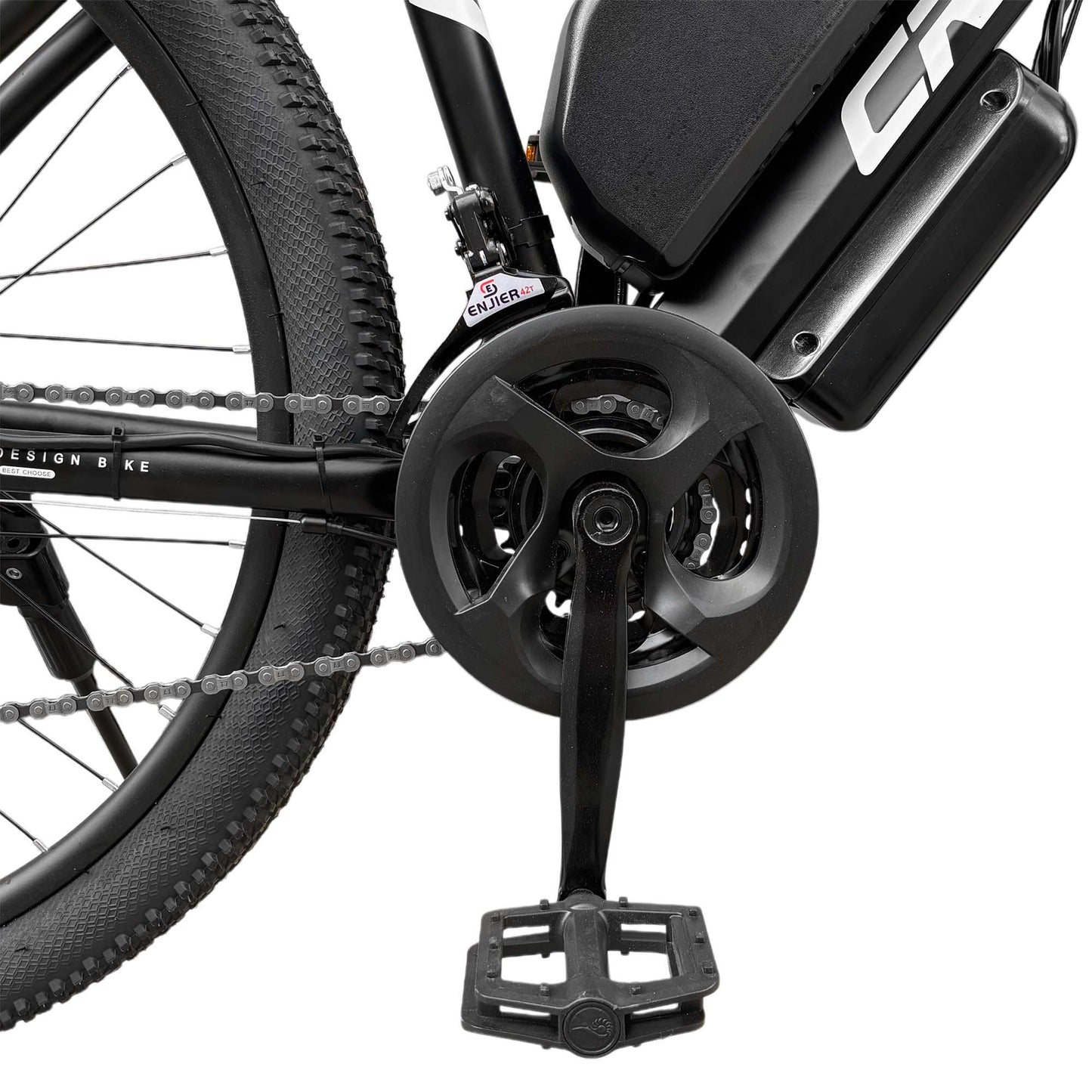 CRONY FA26-1 دراجة كهربائية 26 بوصة دراجات كهربائية eBike، السرعة القصوى 40كم/ساعة، مدى 35كم، 350واط