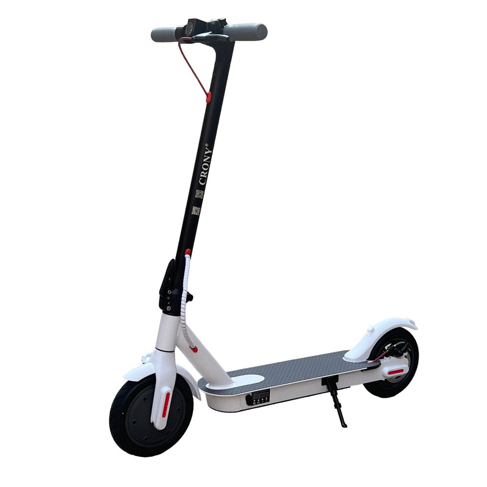 CRONY XM M365 scoote with APP Aluminium Alloy Folded 8.5 Inch Electric Scooter-WHITE