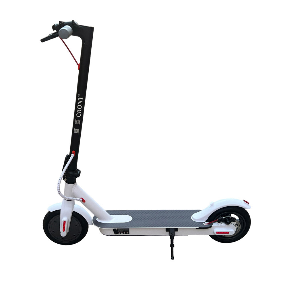 CRONY XM M365 scoote with APP Aluminium Alloy Folded 8.5 Inch Electric Scooter-WHITE