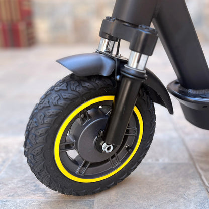 CRONY XM MAX With Antivibrator E-Scooter APP LED 30km/h Aluminium Alloy Folded 10 Inch tires | Dark grey