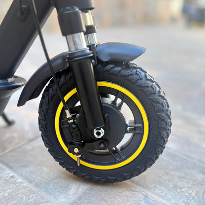 CRONY XM MAX With Antivibrator E-Scooter APP LED 30km/h Aluminium Alloy Folded 10 Inch tires | Dark grey