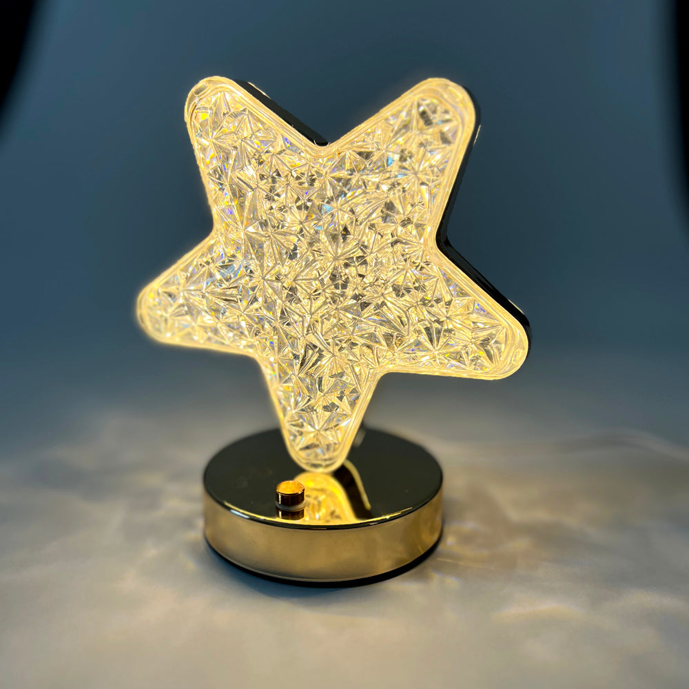 CRONY Star Three-color touch color-changing charging night lamp Bedroom Portable Night Light