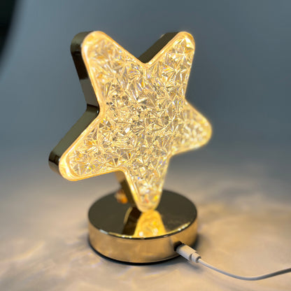 CRONY Star Three-color touch color-changing charging night lamp Bedroom Portable Night Light