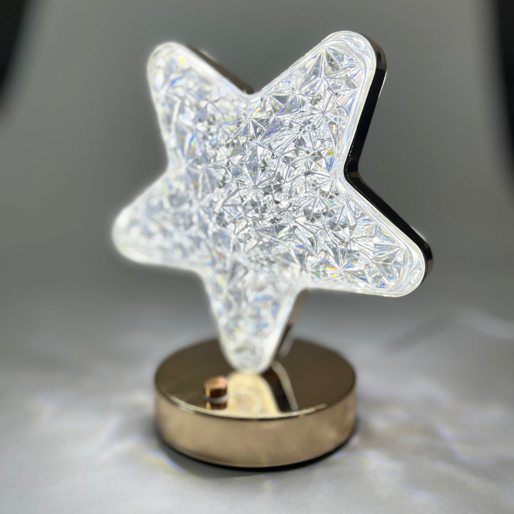 CRONY Star Three-color touch color-changing charging night lamp Bedroom Portable Night Light