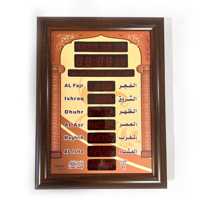 CRONY  AZ4030-6 clock Islamic Azan Wall Clock Mosque Prayer Clock Ramadan