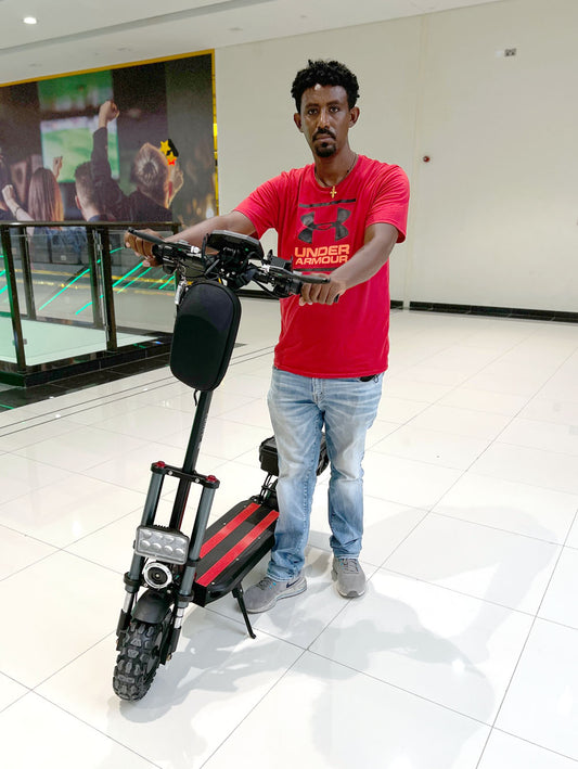 CRONY V18 Electric Scooter Foldable Adult E Scooter Big LCD Display