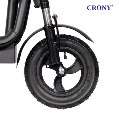 CRONY JL005-02 Small Harley Electric Bicycle Folding Electric Scooter  2 Wheels with Basket
