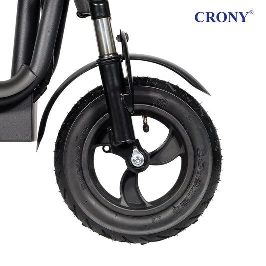 CRONY JL005-02 Small Harley Electric Bicycle Folding Electric Scooter  2 Wheels with Basket