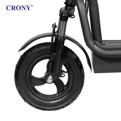 CRONY JL005-02 Small Harley Electric Bicycle Folding Electric Scooter  2 Wheels with Basket