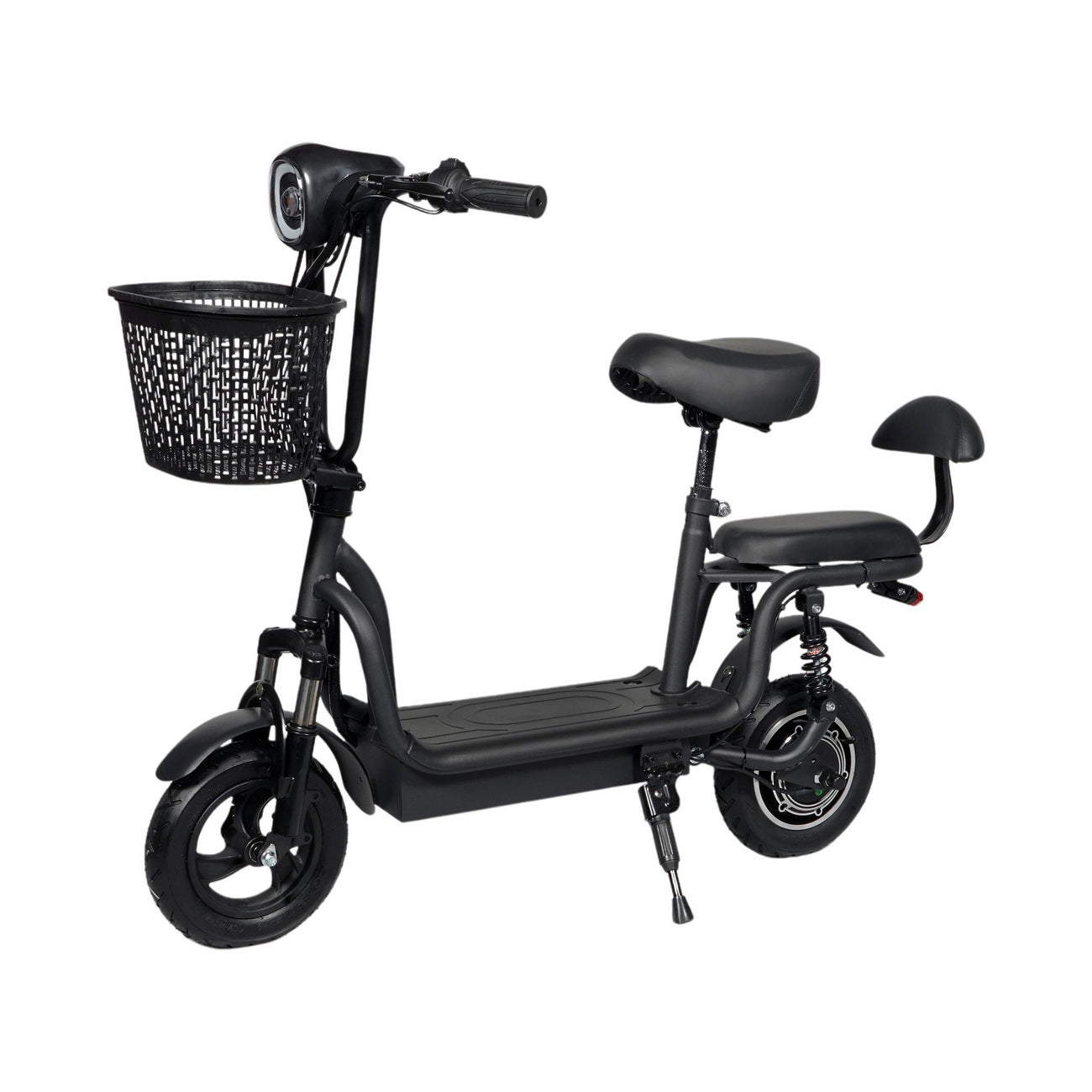 CRONY JL005-02 Small Harley Electric Bicycle Folding Electric Scooter  2 Wheels with Basket