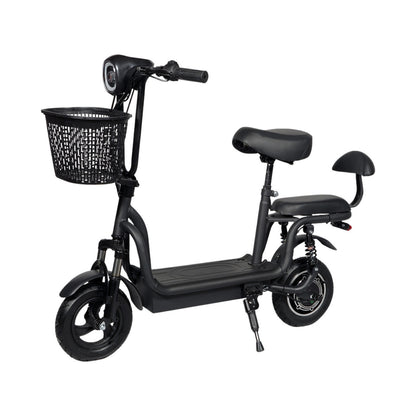 CRONY JL005-02 Small Harley Electric Bicycle Folding Electric Scooter  2 Wheels with Basket