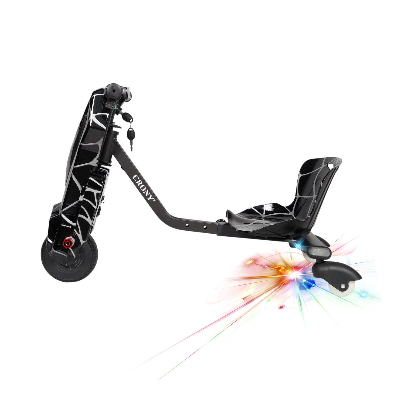 CRONY JL009-8-02 6.5 inch V-type drift Car  Drift Scooter Small for kids eBike, Top Speed 20kmh, 10km Range, 180W