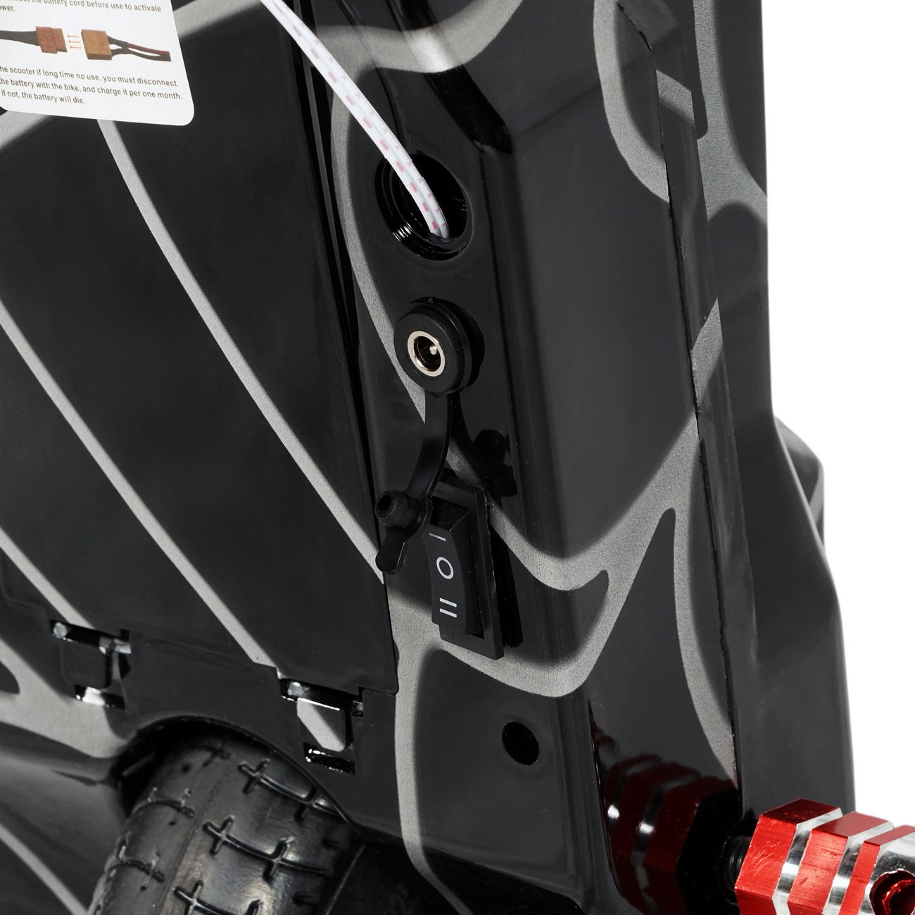 CRONY JL009-8-02 6.5 inch V-type drift Car  Drift Scooter Small for kids eBike, Top Speed 20kmh, 10km Range, 180W