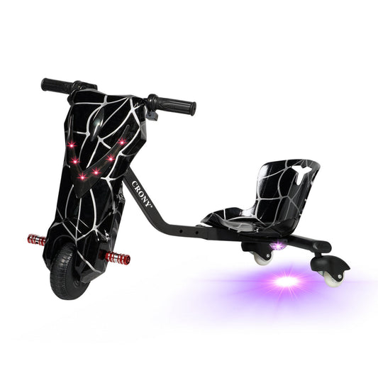 CRONY JL009-8-02 6.5 inch V-type drift Car  Drift Scooter Small for kids eBike, Top Speed 20kmh, 10km Range, 180W