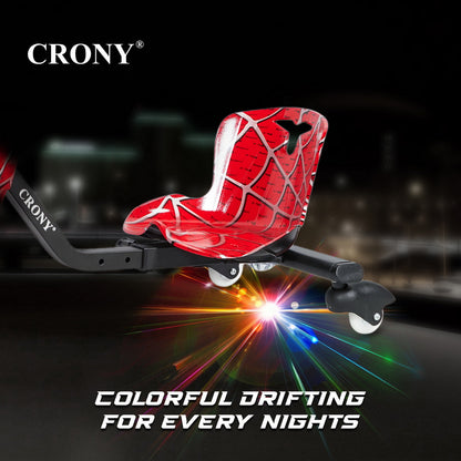 CRONY JL009-8-02 6.5 inch V-type drift Car  Drift Scooter Small for kids eBike, Top Speed 20kmh, 10km Range, 180W